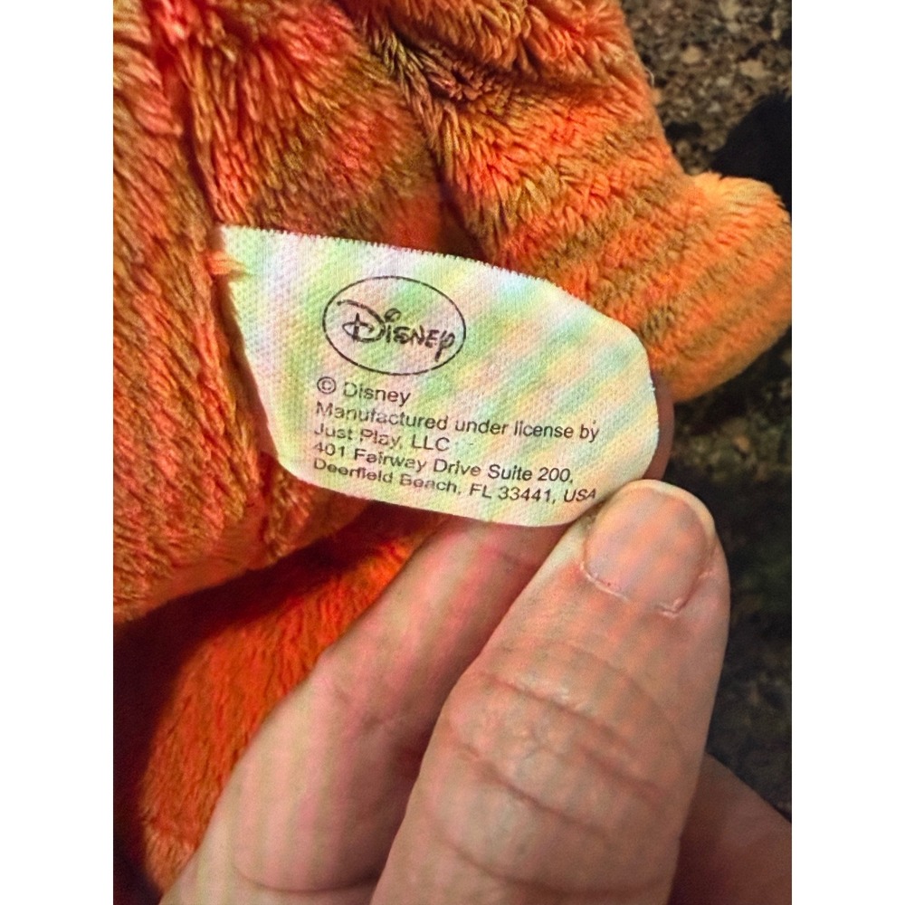 Disney Tigger Plush Winnie the Pooh Stuffed Animal Orange Just Play 15.5 Inch - Picture 6 of 7